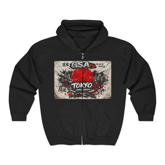 GSA BY JR Tokyo Graphic Zip Hoodie