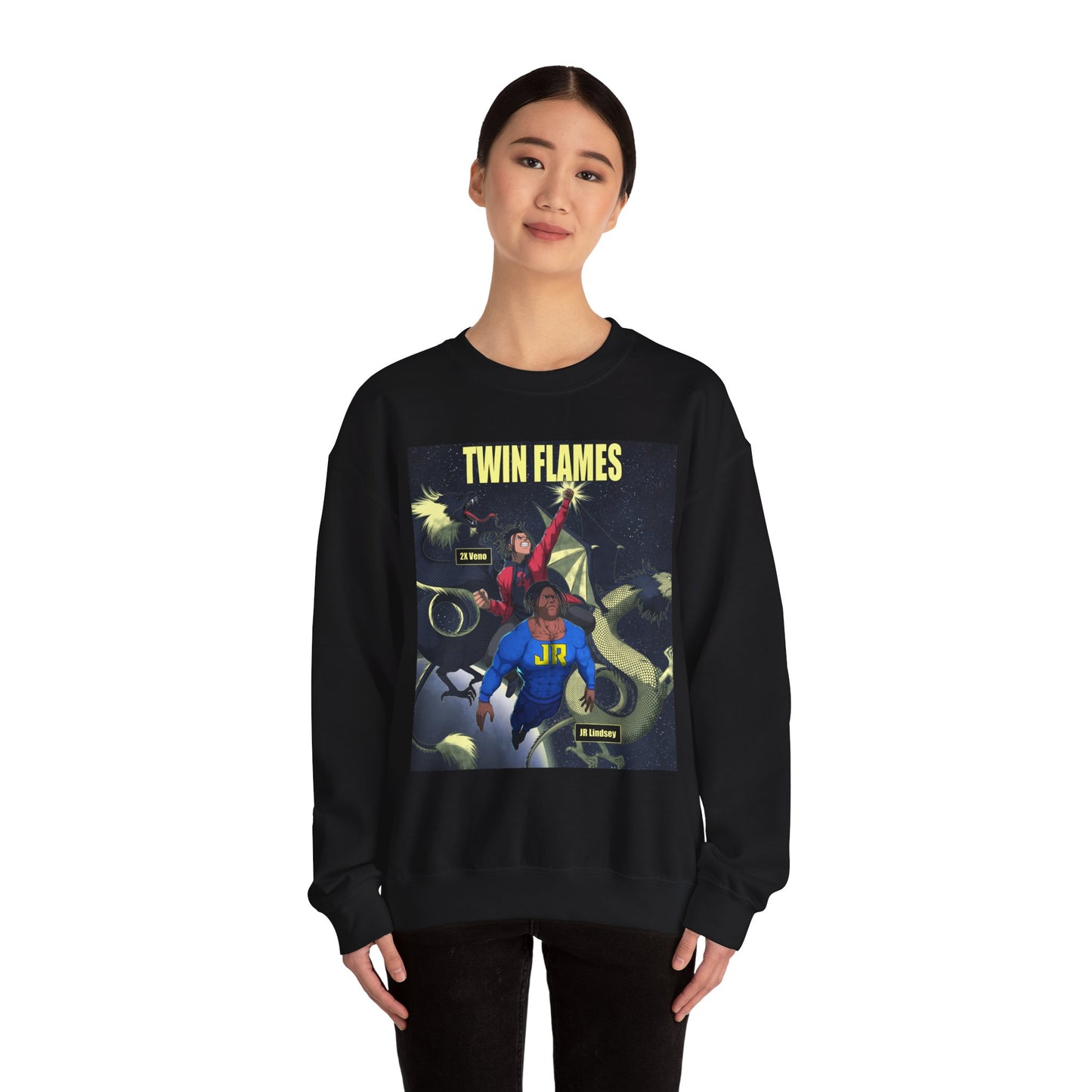 JR LINDSEY ' TWIN FLAMES SWEATSHIRT