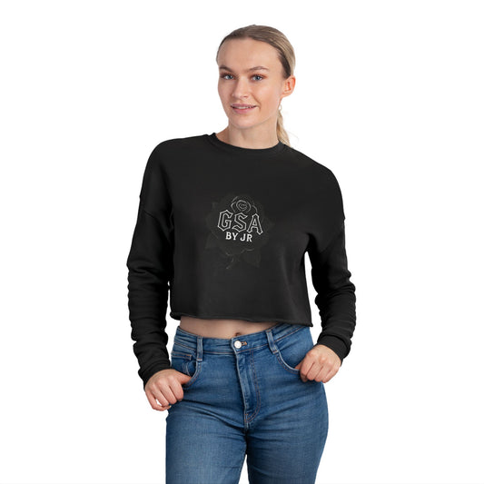 GSA BY JR Women's Cropped Sweatshirt - Black/White