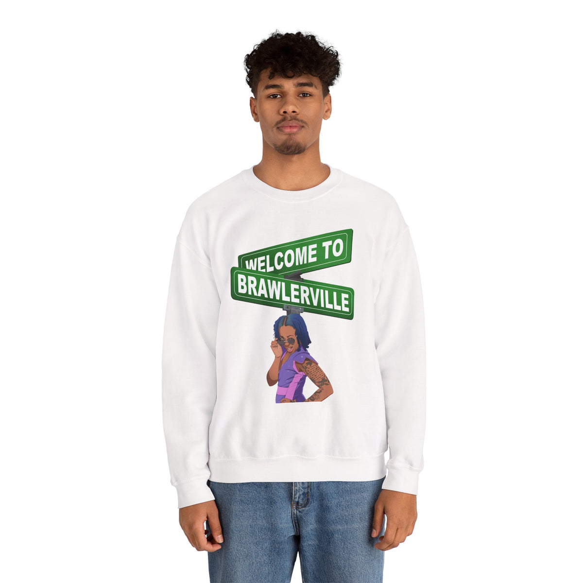 Welcome to Brawlerville ' Sweatshirt