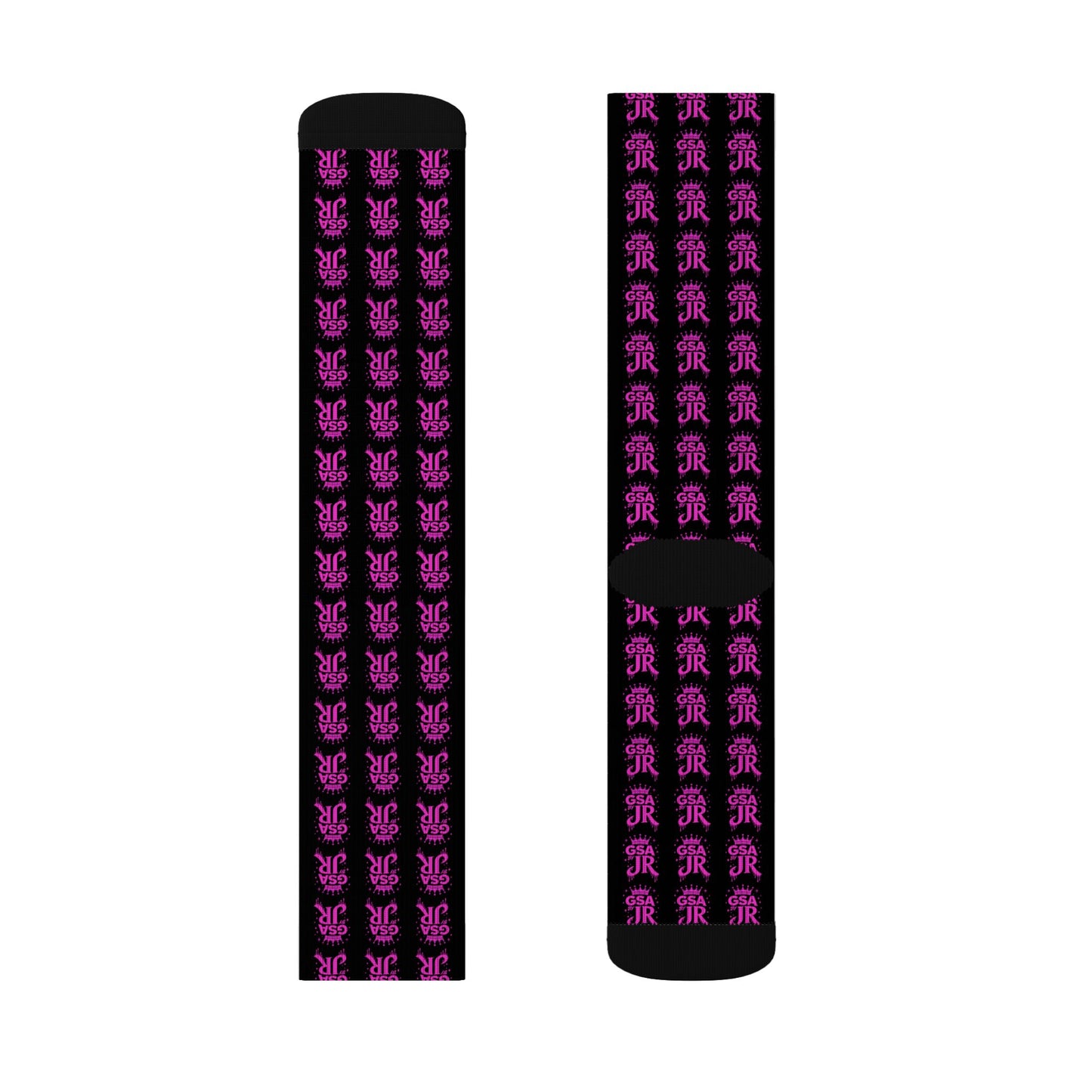 Pink Crew Socks