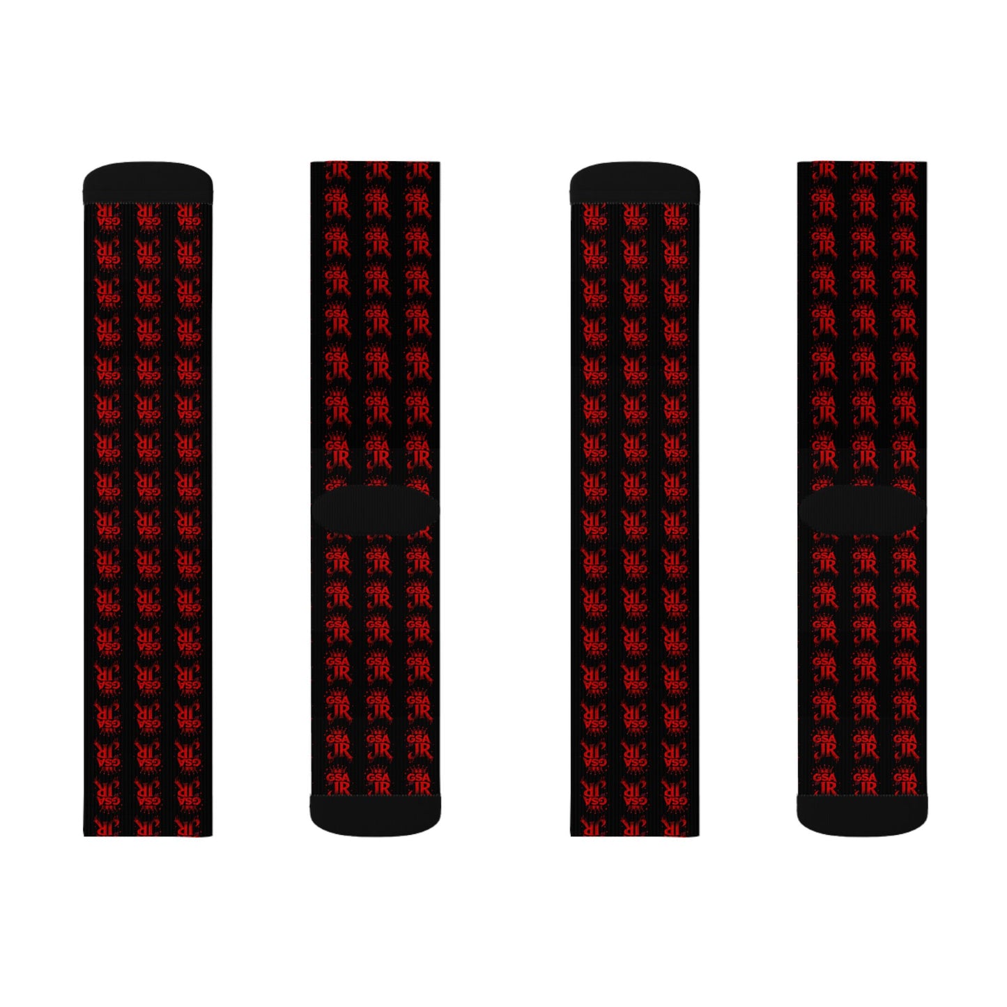 Red Crew Socks
