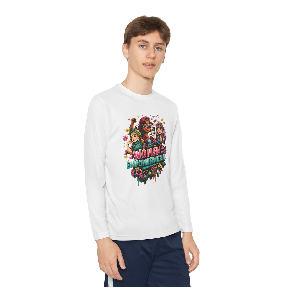 Women Empowerment ' Youth Long Sleeve Tee