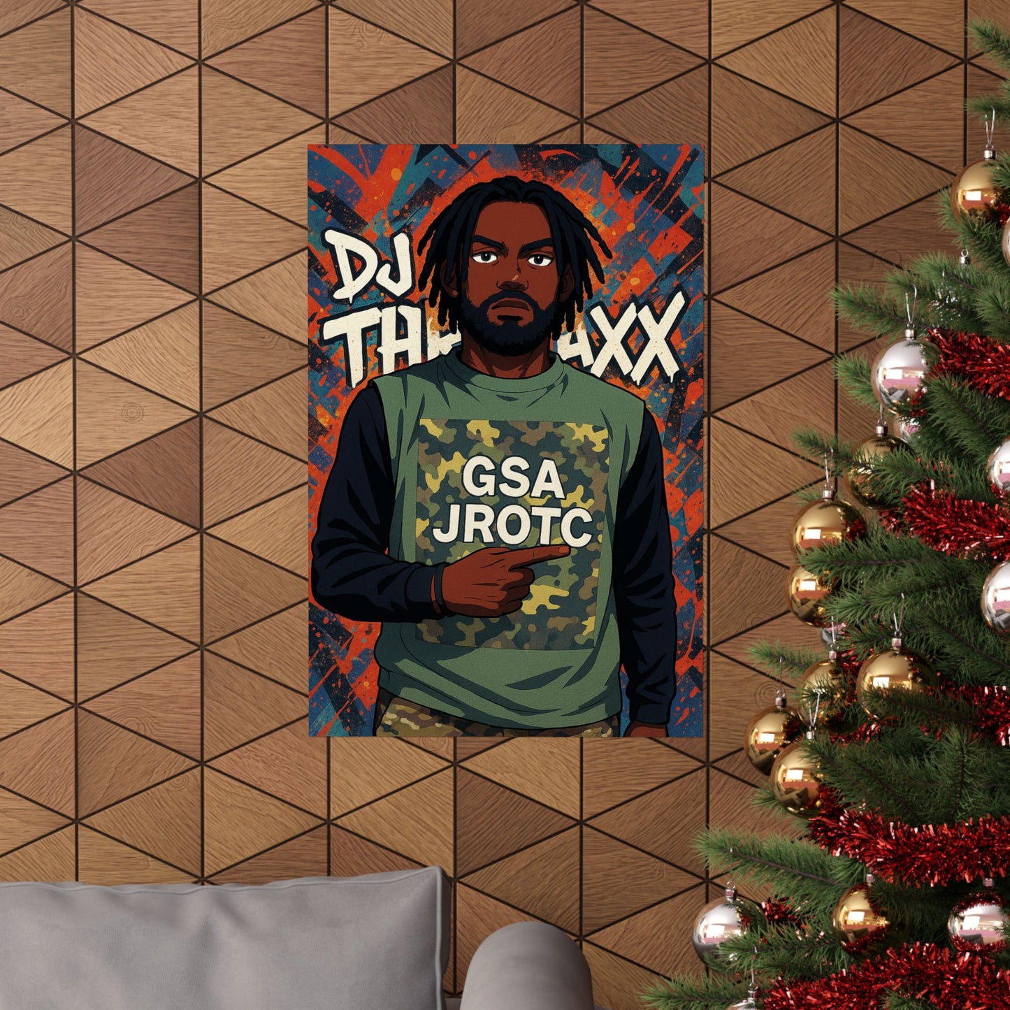 THE JROTC ANIME POSTER: DJ THRAXX