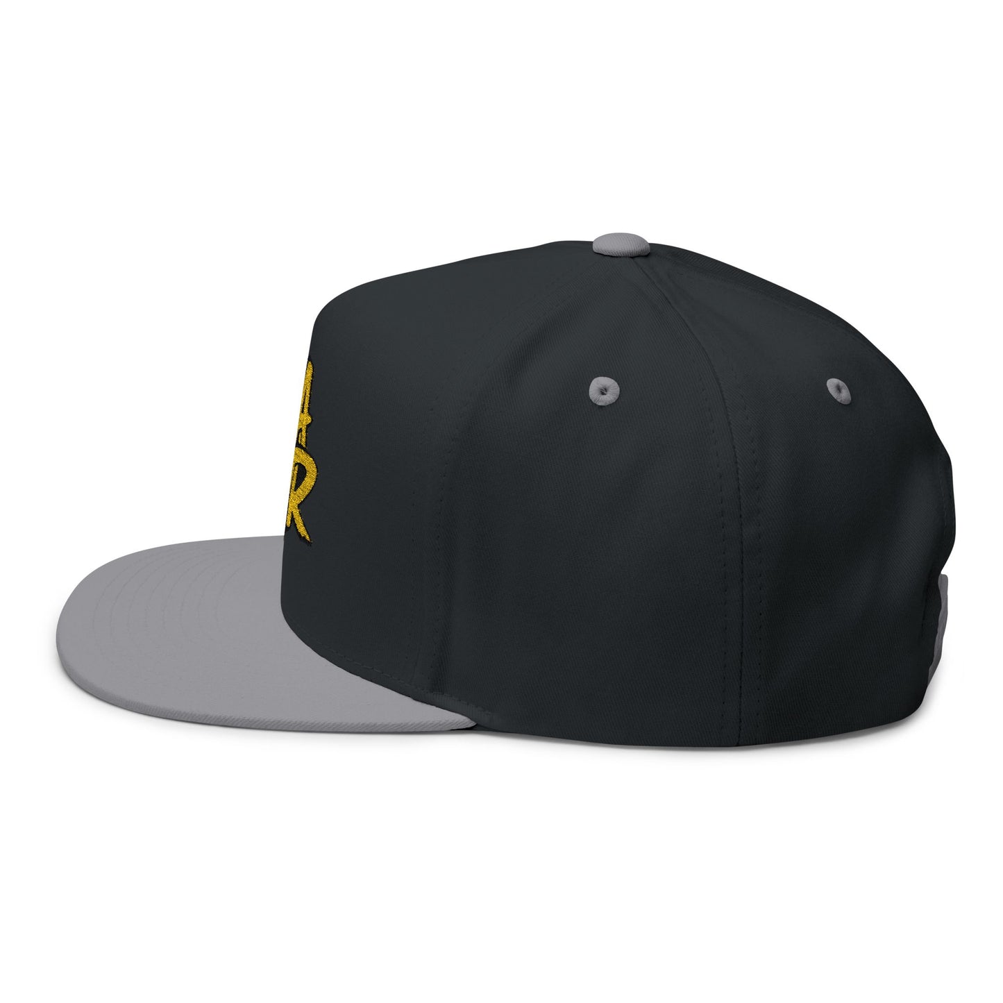 Yellow Graffiti Flat Bill Cap