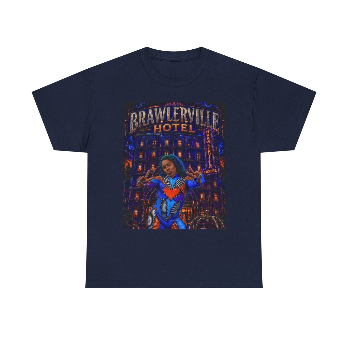 BRITANY KAY " Brawlerville Hotel " Graphic Tee