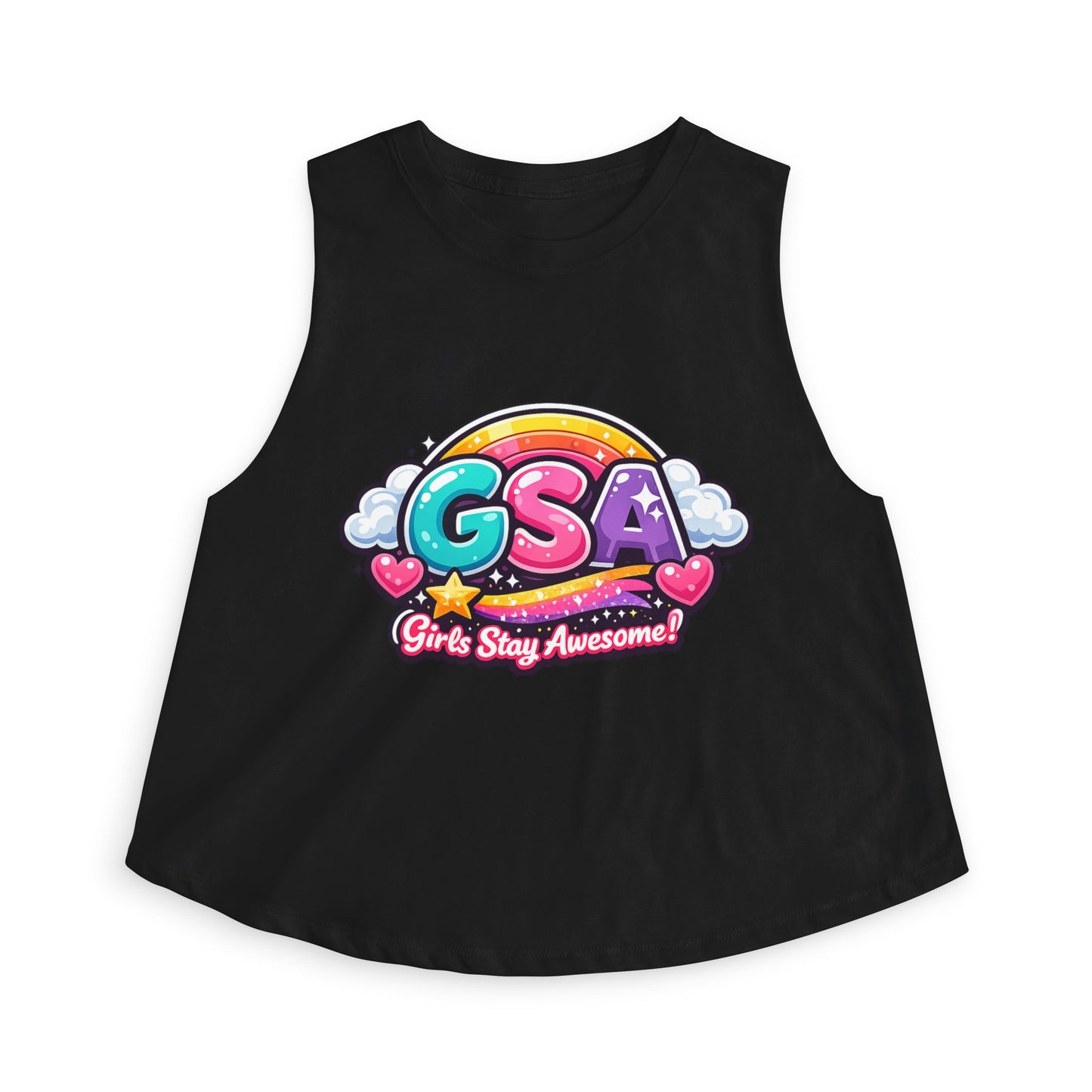 GSA BY JR ' Girls Stay Awesome Crop Top