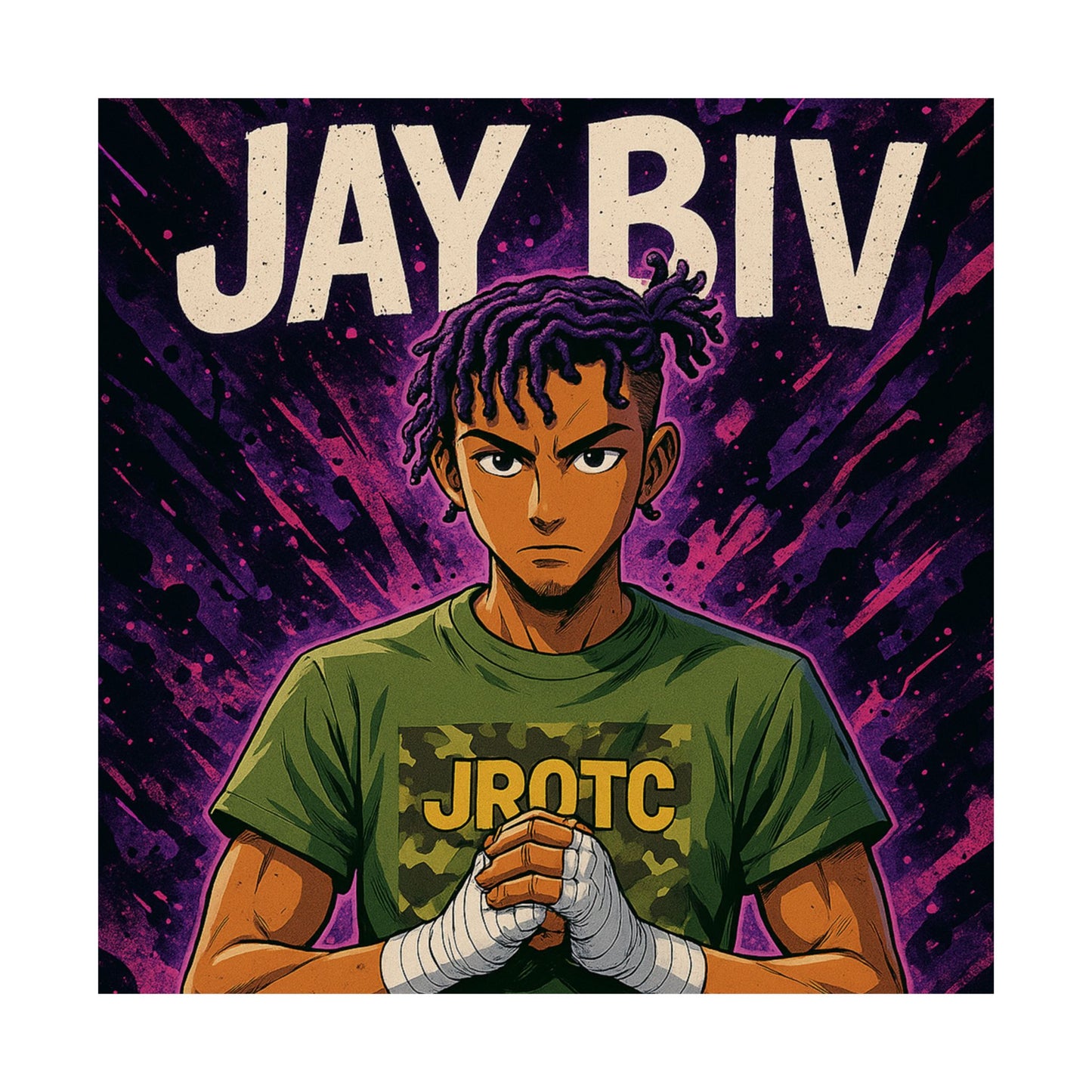 THE JROTC ANIME POSTER: JAY BIV