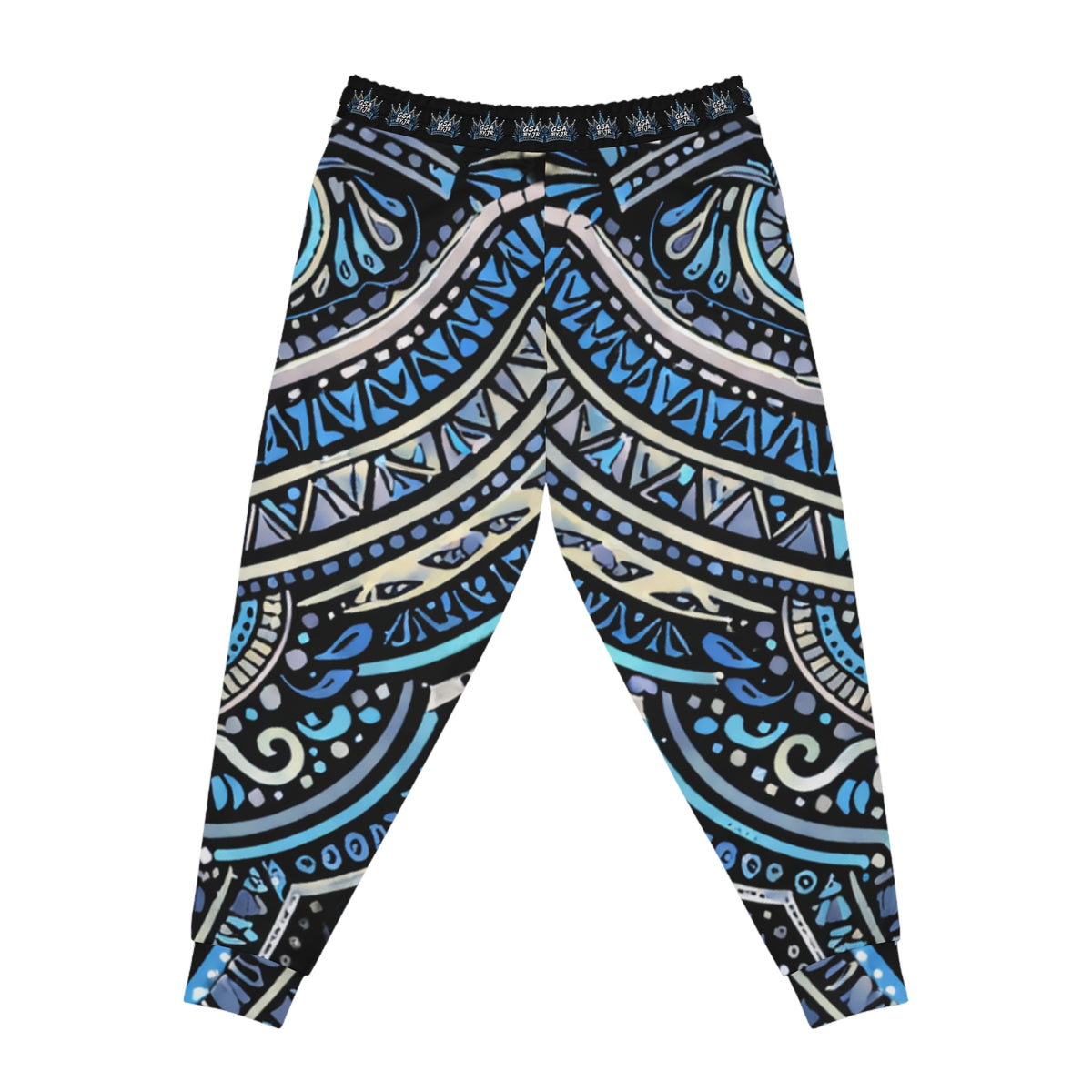 Blue Mandala Graphic Joggers