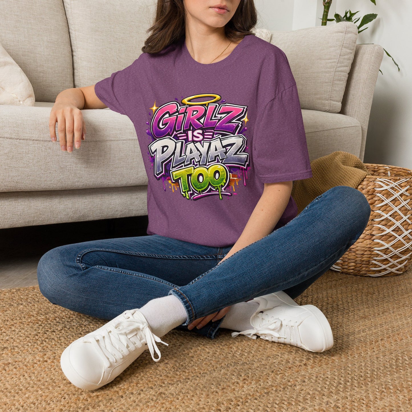 Girlz Is Playaz Too ' Softstyle Tee