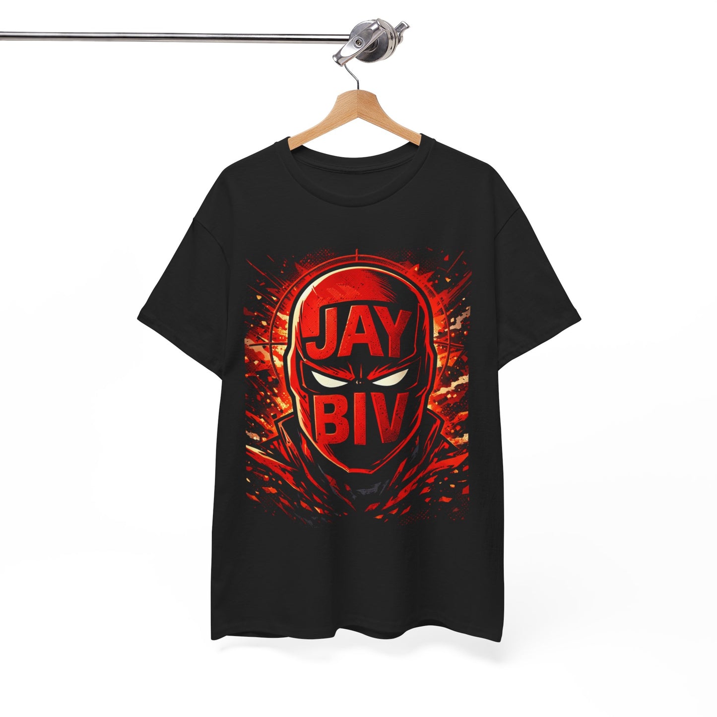 JAY BIV Red Mask Emblem Tee