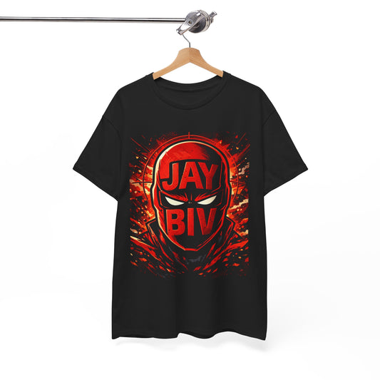 JAY BIV Red Mask Emblem Tee