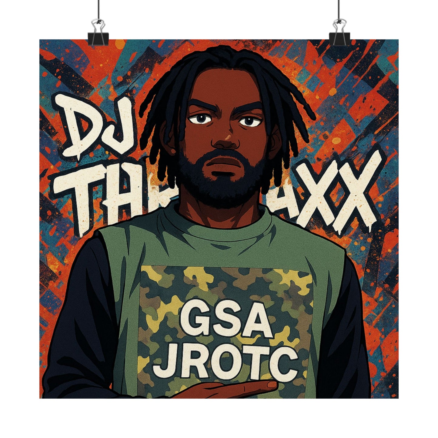 THE JROTC ANIME POSTER: DJ THRAXX