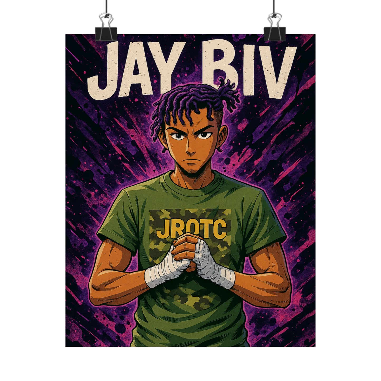THE JROTC ANIME POSTER: JAY BIV