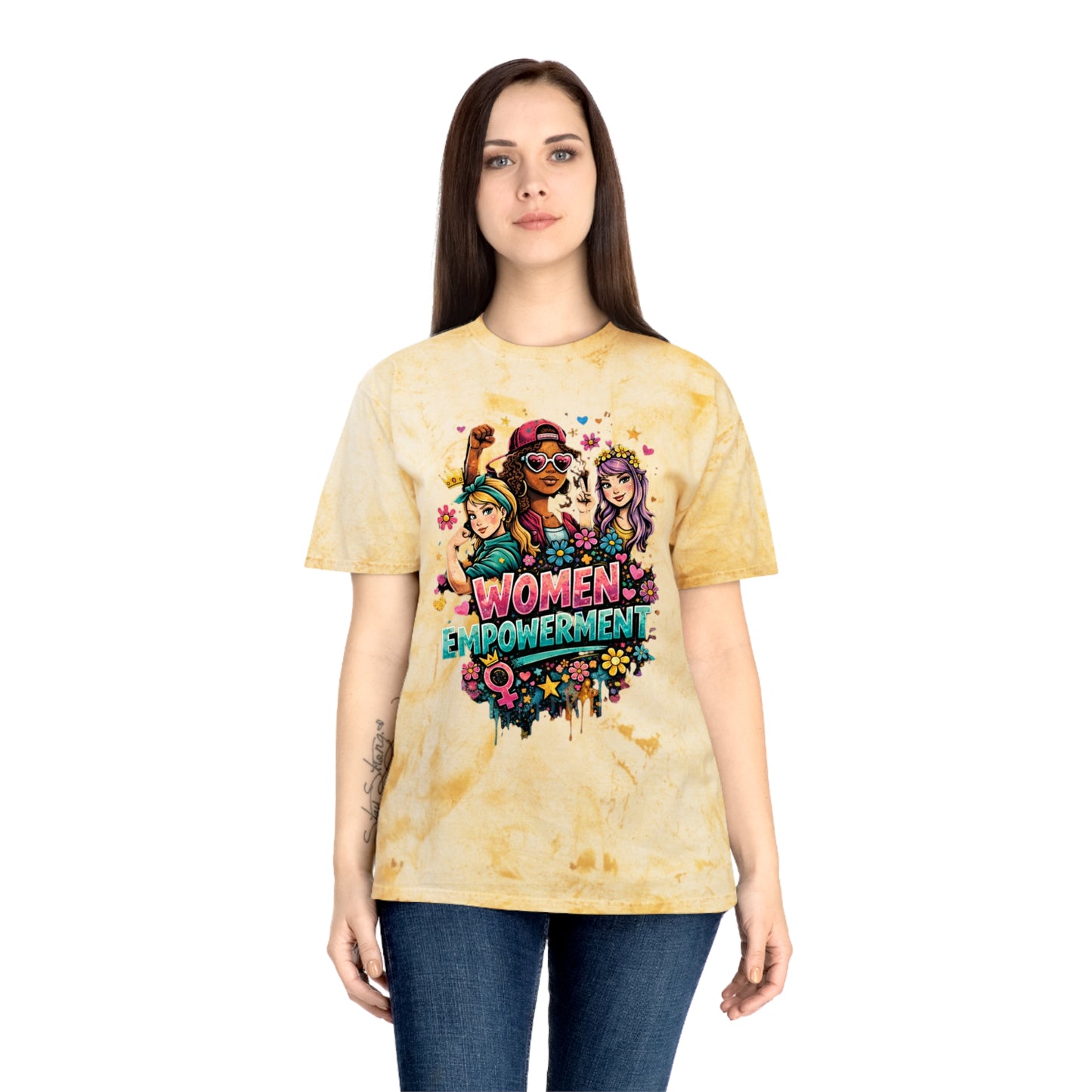 Women Empowerment ' Vintage Tie-Dye Tee