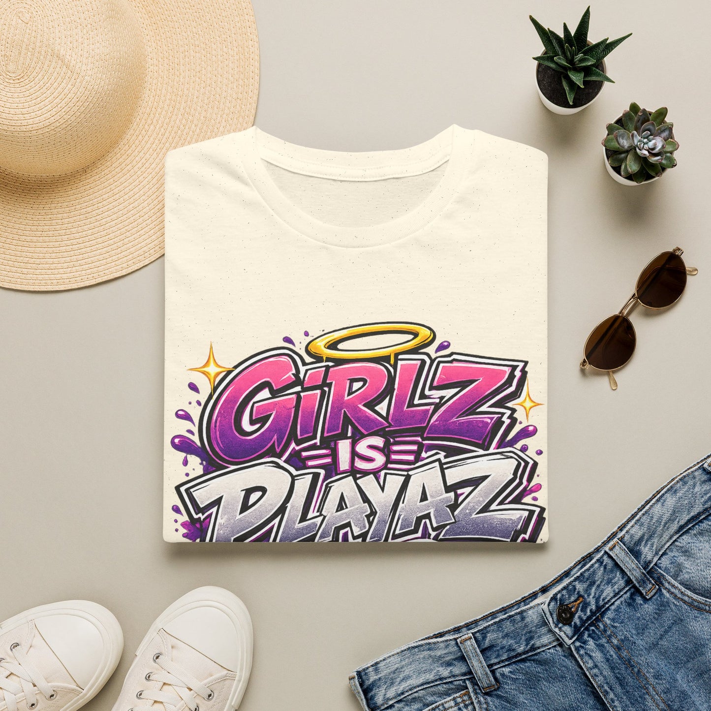 Girlz Is Playaz Too ' Softstyle Tee
