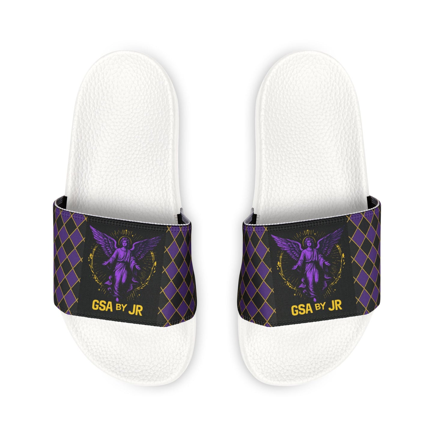 Holy Trinity Slides - Purple & Black
