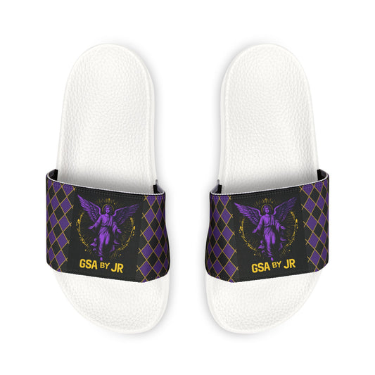 Holy Trinity Slides - Purple & Black