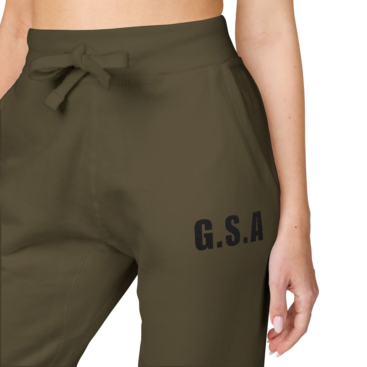 GSA BY JR Embroidered Fleece Sweatpants