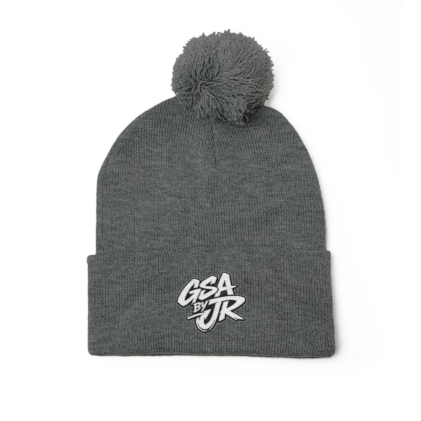 GSA BY JR Embroidered Pom-Pom Beanie