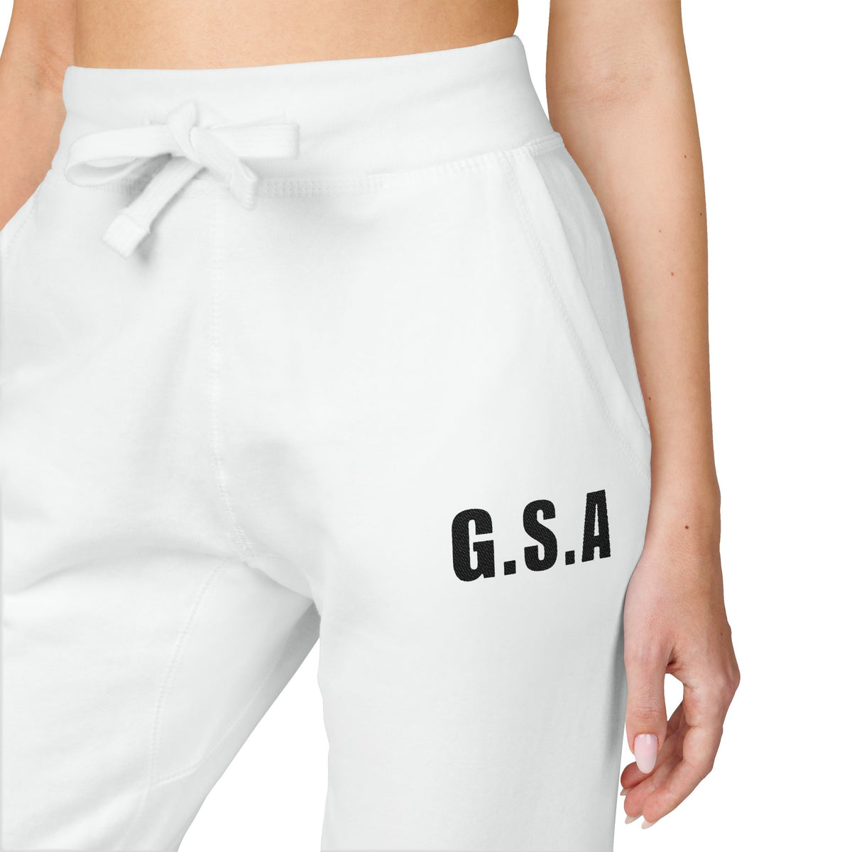 Embroidered Fleece Sweatpants