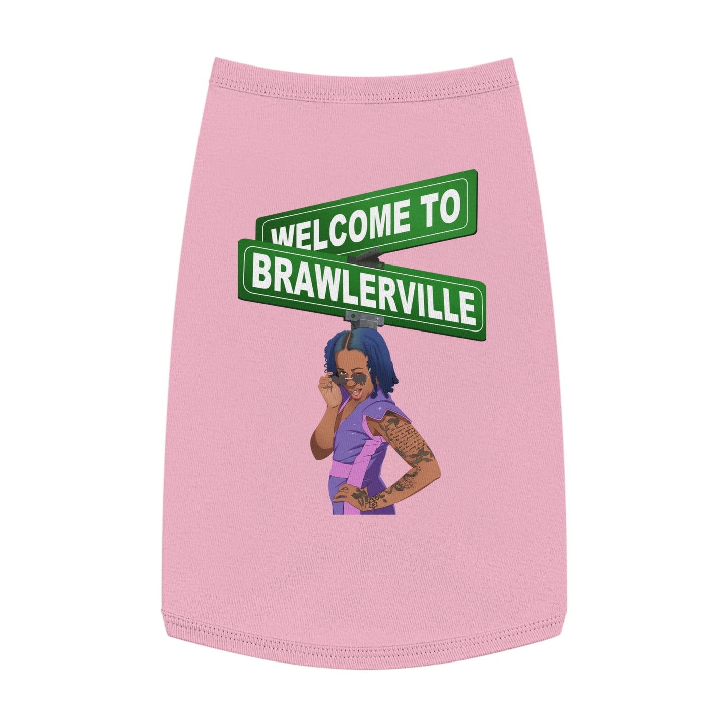 Britany Kay "Welcome to Brawlerville" Pet T-shirts