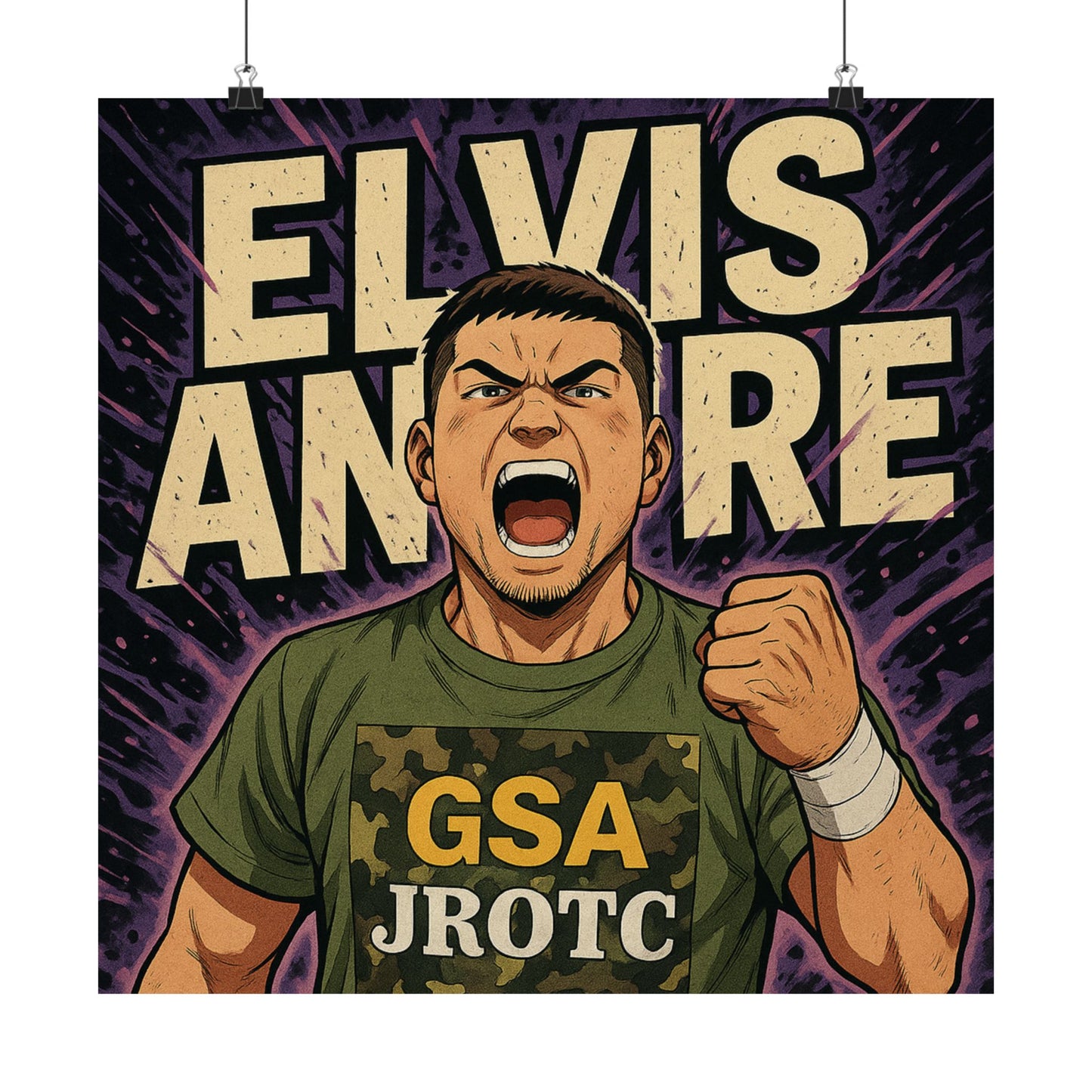 THE JROTC ANIME POSTER: ELVIS ANDRE