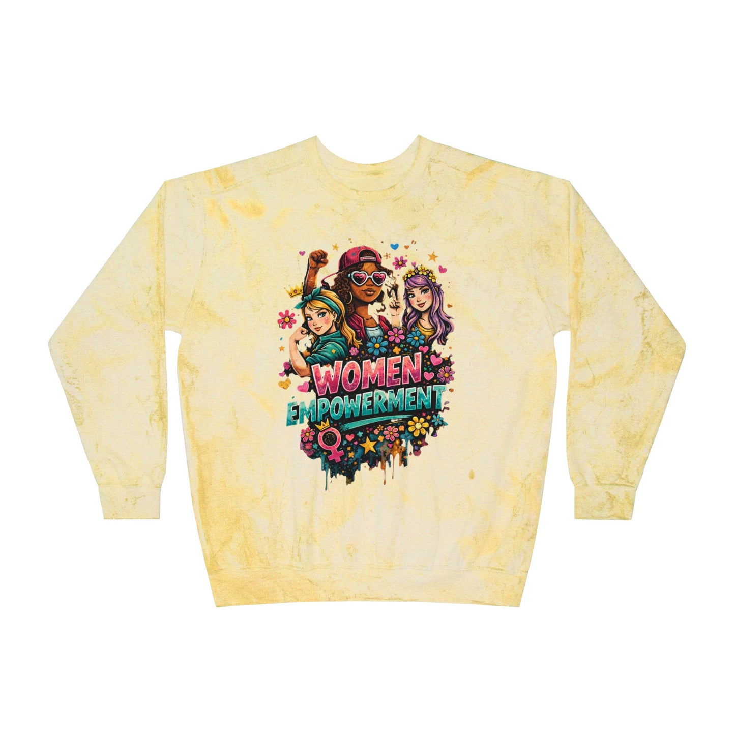 GSA BY JR Women Empowerment Colorblast Sweatshirt