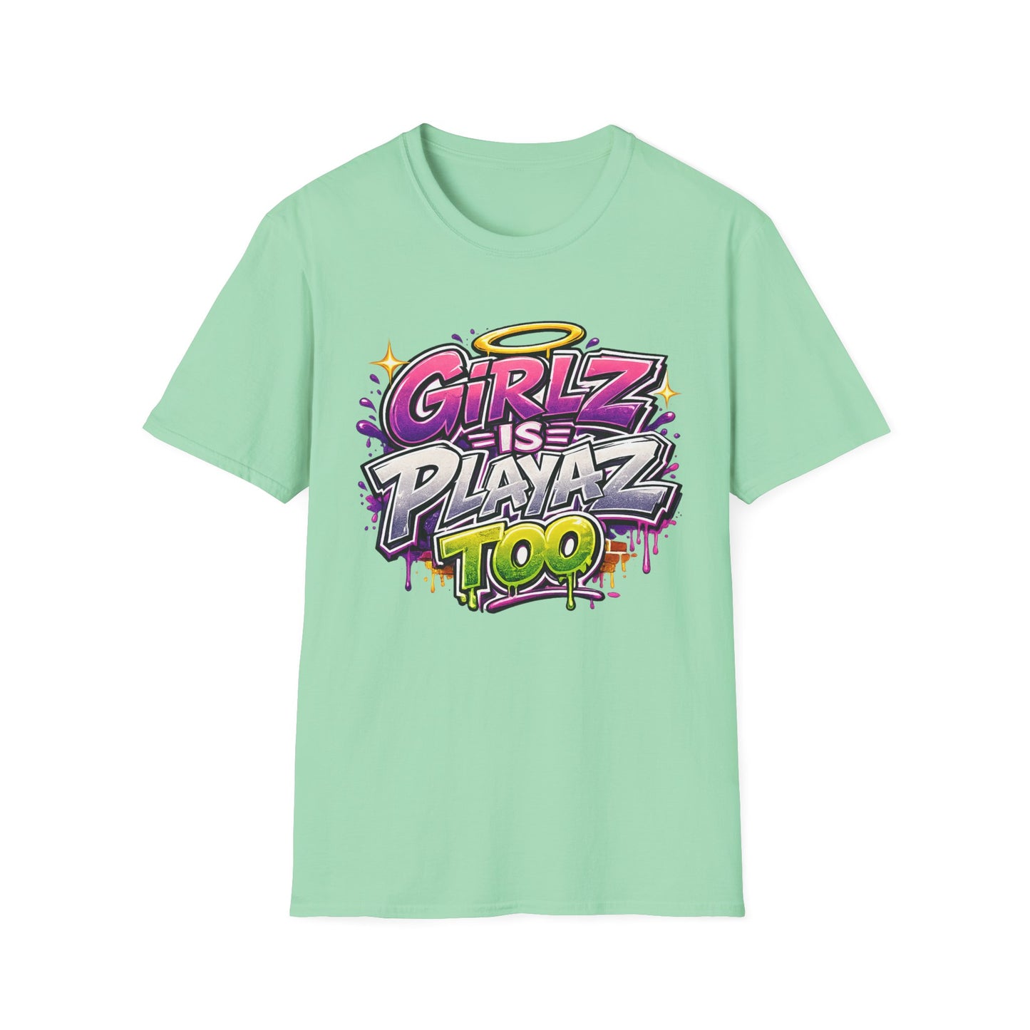 Girlz Is Playaz Too ' Softstyle Tee