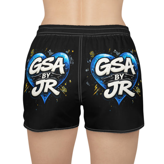 Blue Casual Shorts