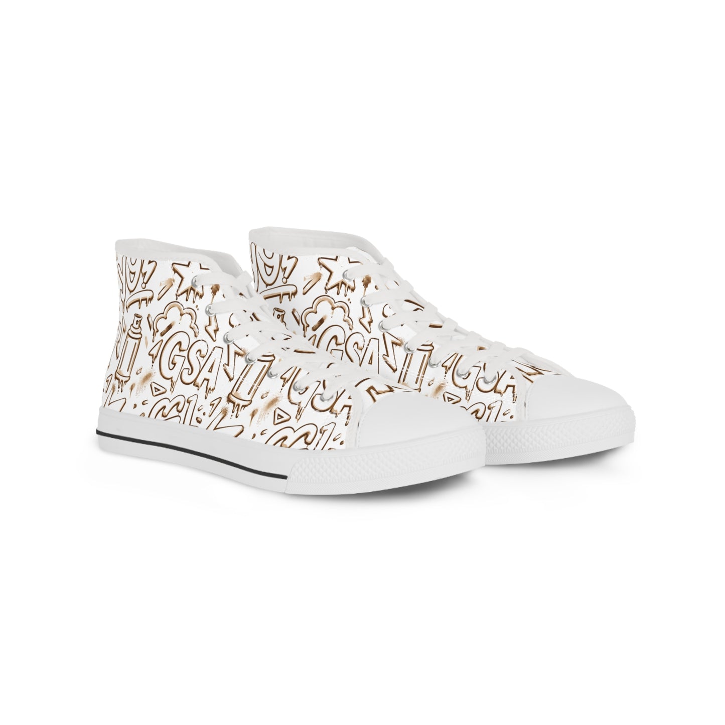 GSA G1 High Top Sneakers- Creamy Chocolate