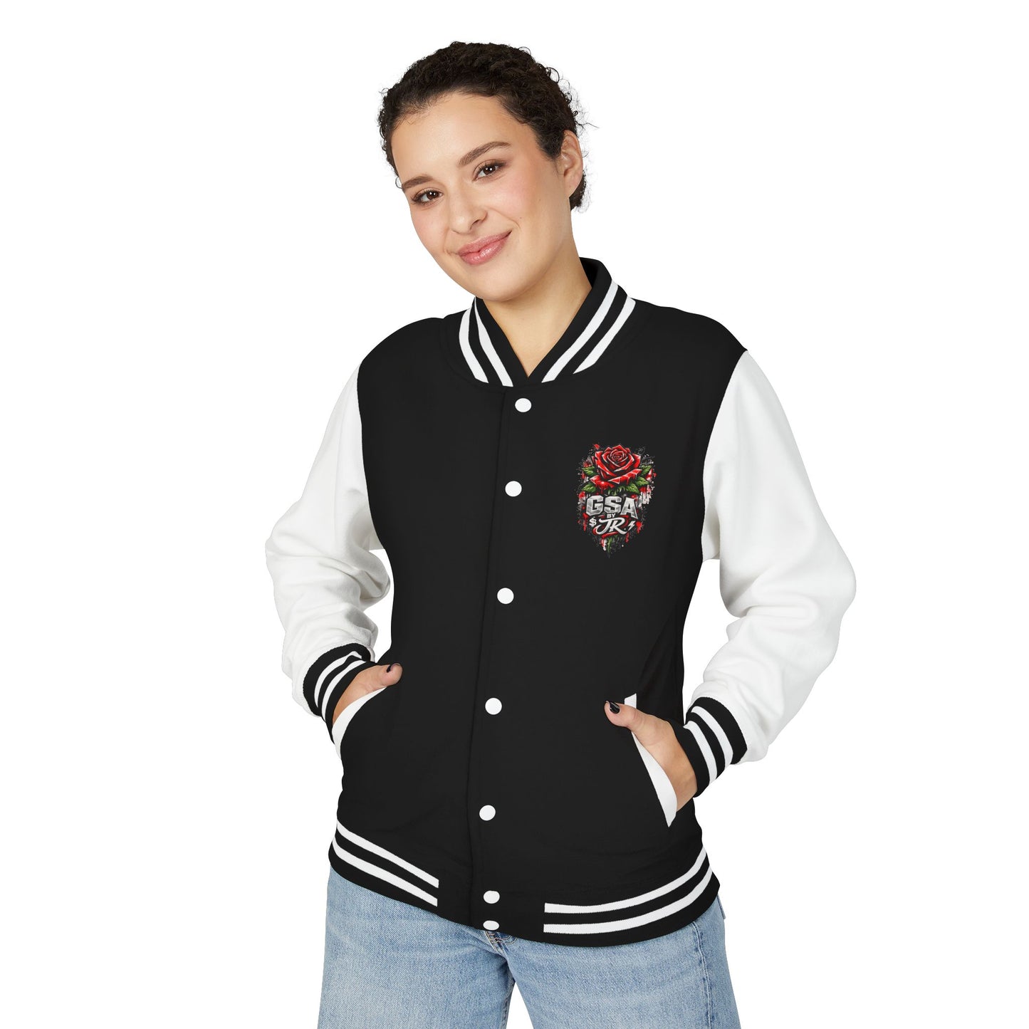 GSA BY JR Women Empowerment Letterman Jacket