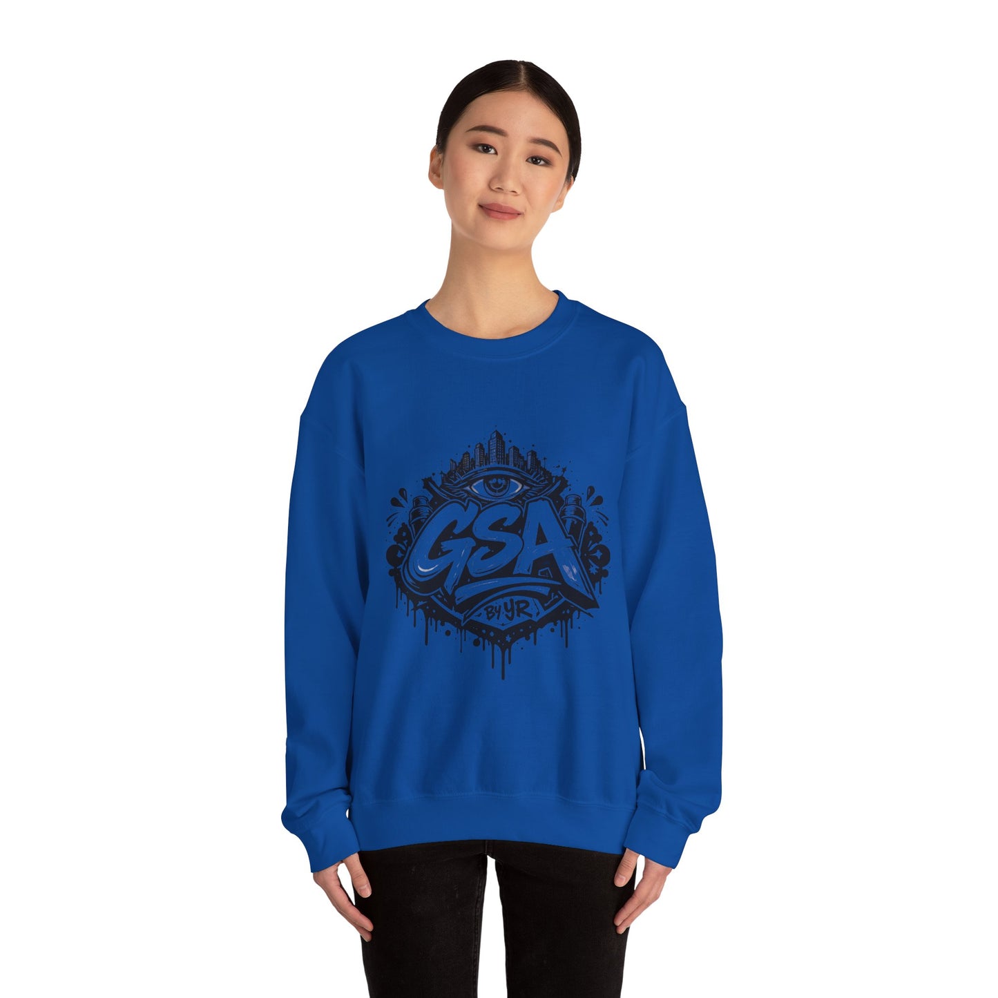 GSA BY JR Graffiti Eye Streetwear Crewneck