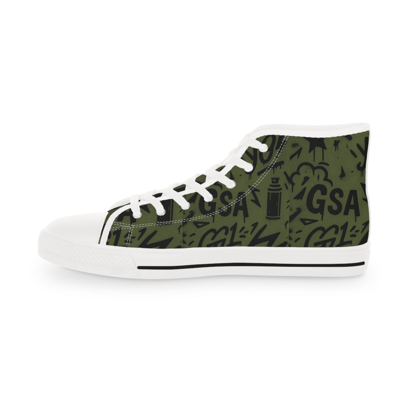 GSA G1 High Top Sneakers- Army Green