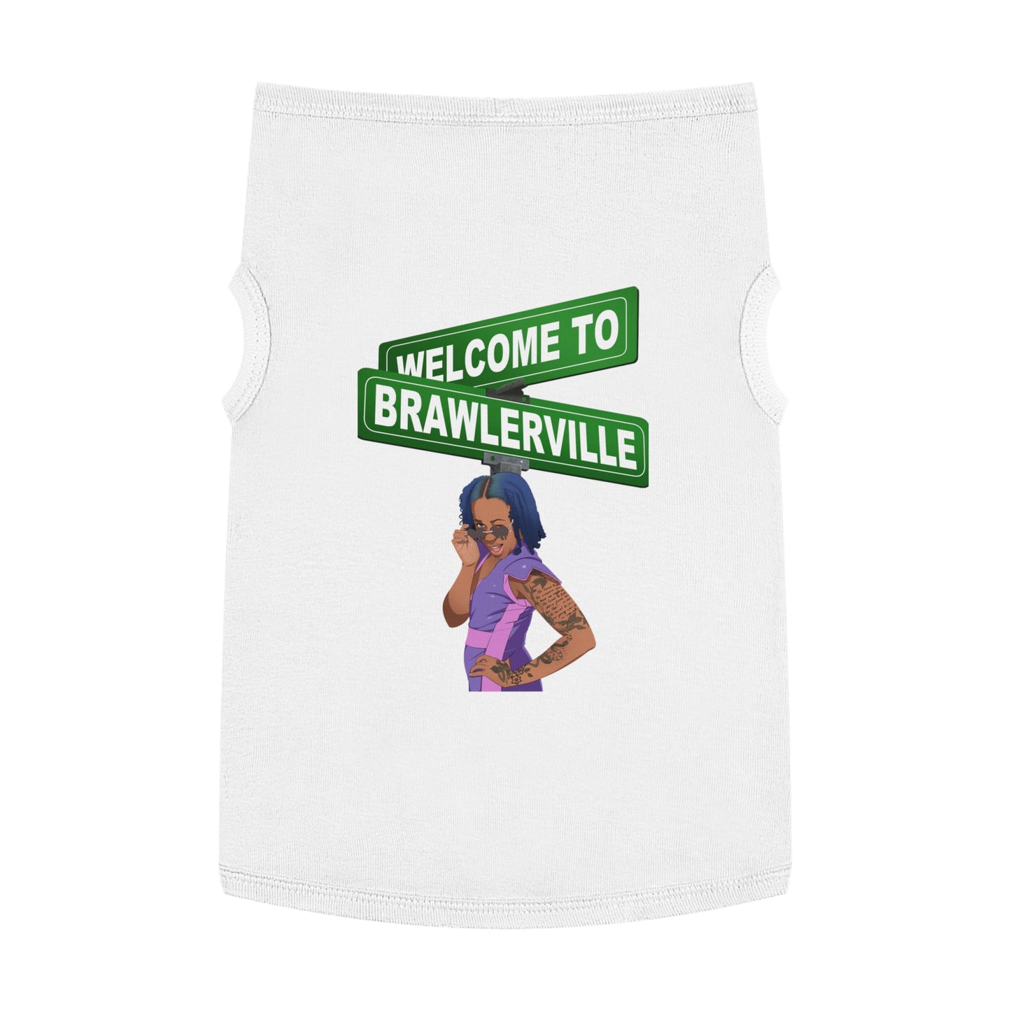 Britany Kay "Welcome to Brawlerville" Pet T-shirts