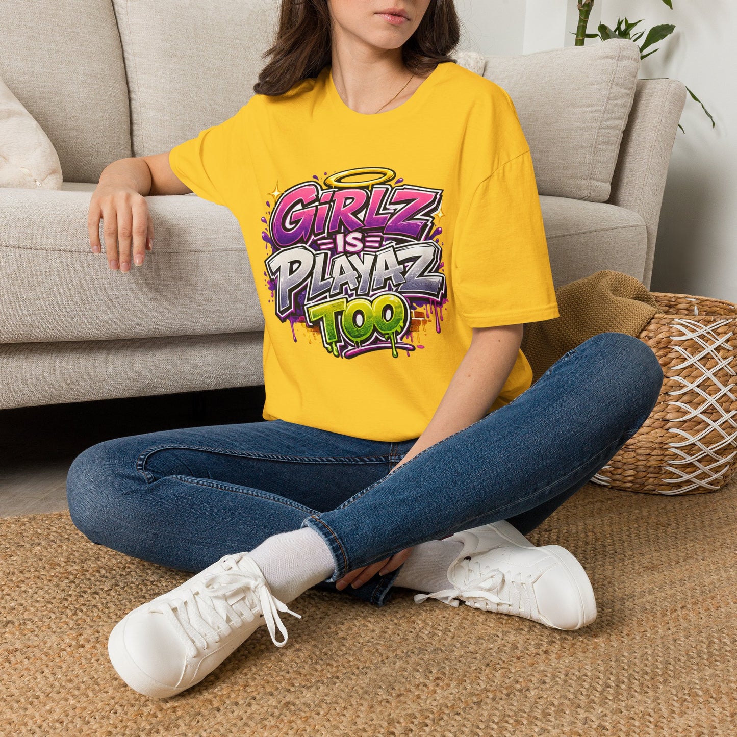 Girlz Is Playaz Too ' Softstyle Tee
