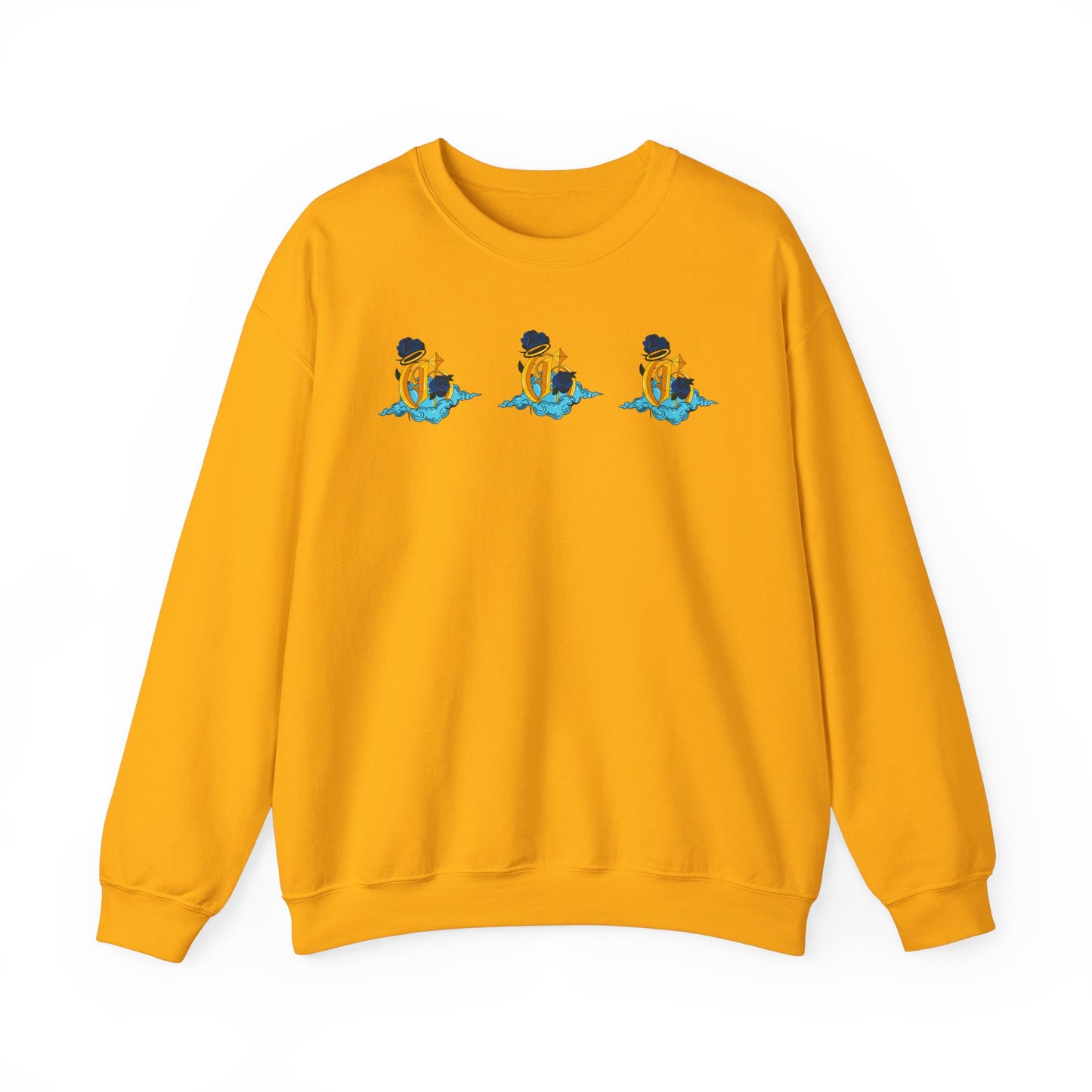 Godly Sweatshirt ( Blue/ Yellow )