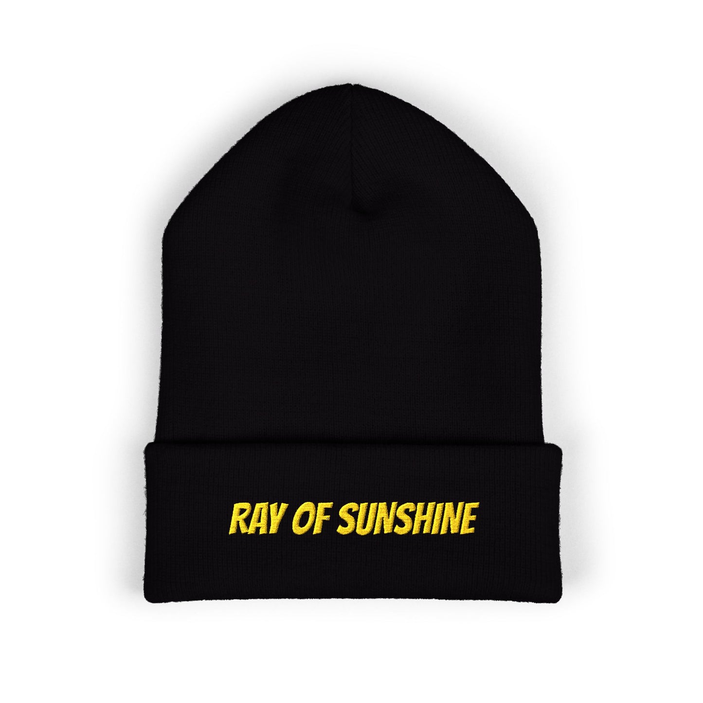 Ray of Sunshine Embroidered Beanie