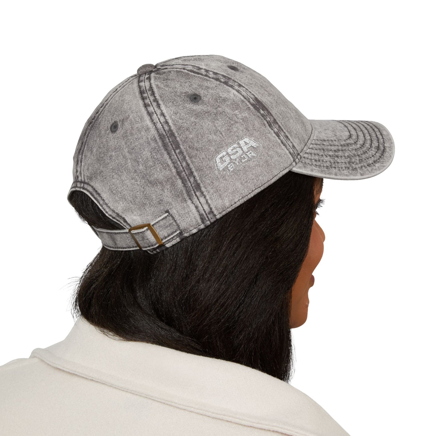 Vintage Embroidered Caps ( White GSA )