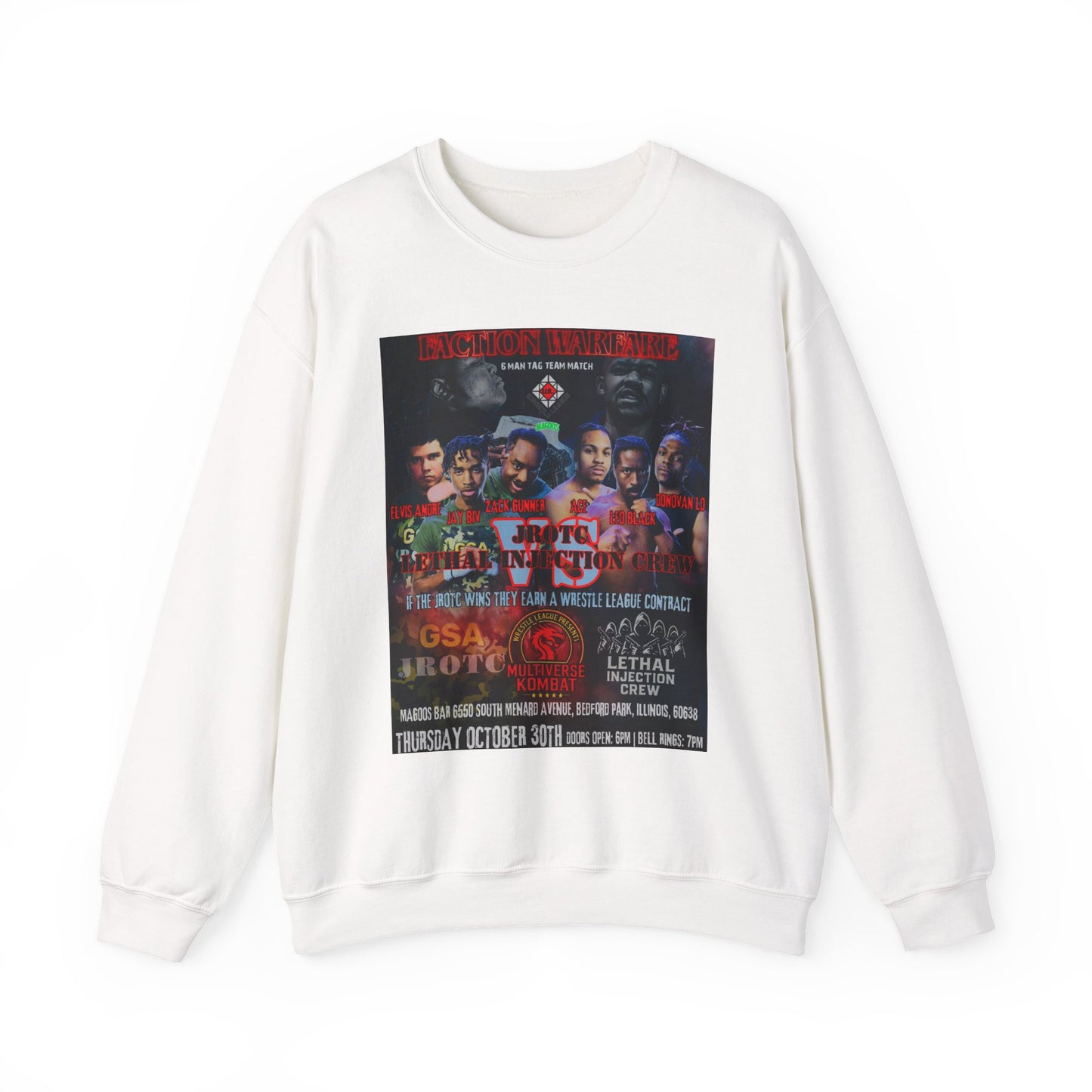 THE JROTC VS LIC SWEATSHIRT ( Multiverse Kombat )