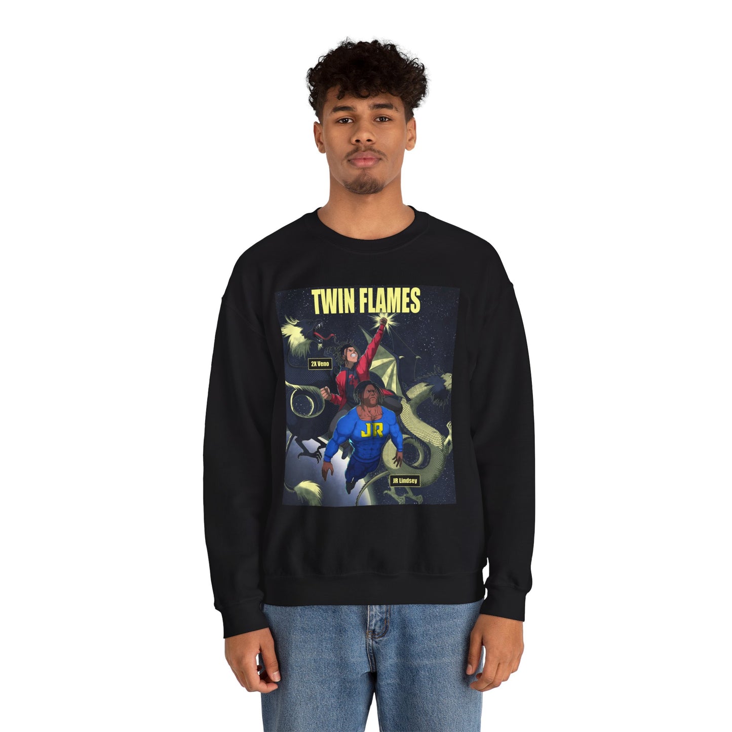 JR LINDSEY ' TWIN FLAMES SWEATSHIRT