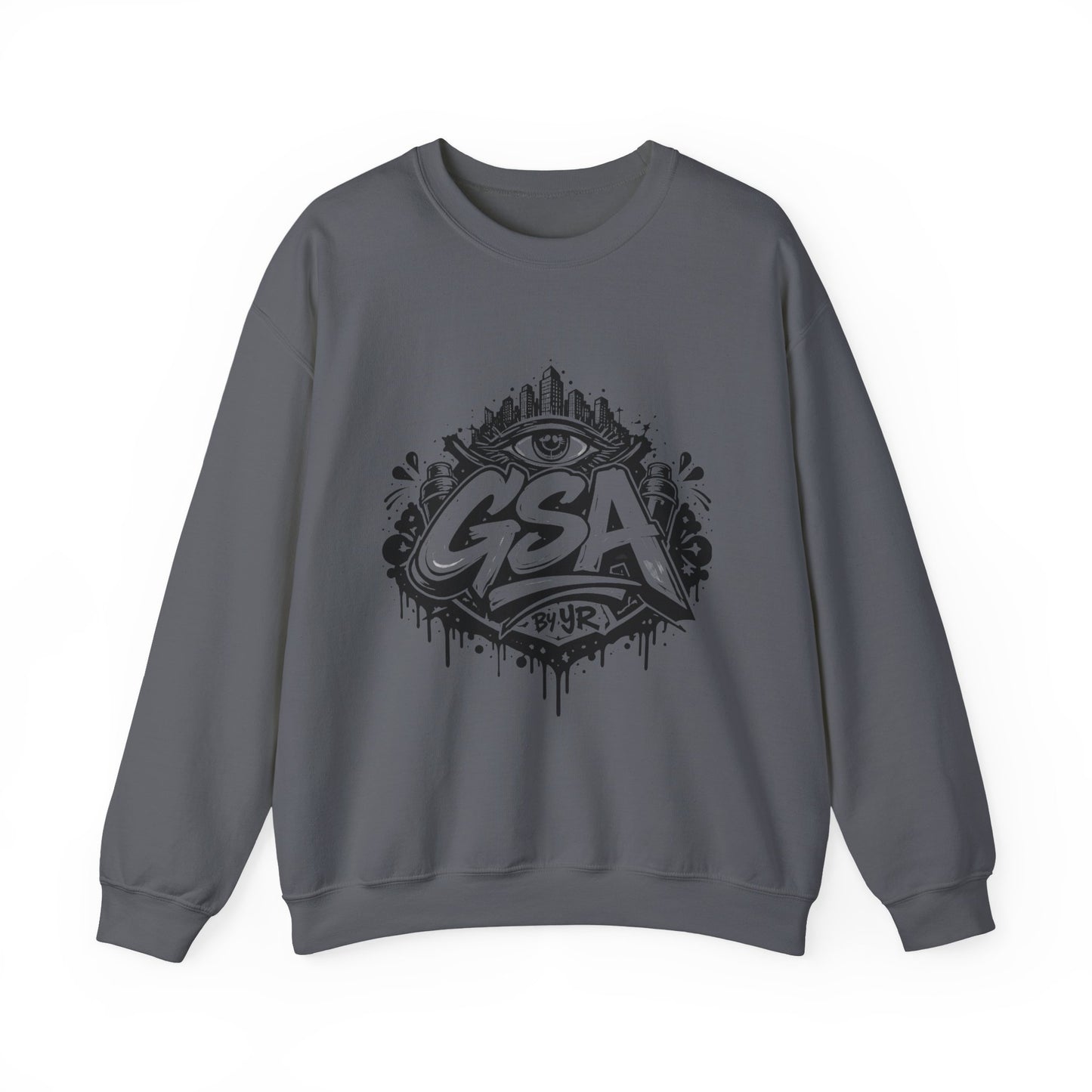 GSA BY JR Graffiti Eye Streetwear Crewneck