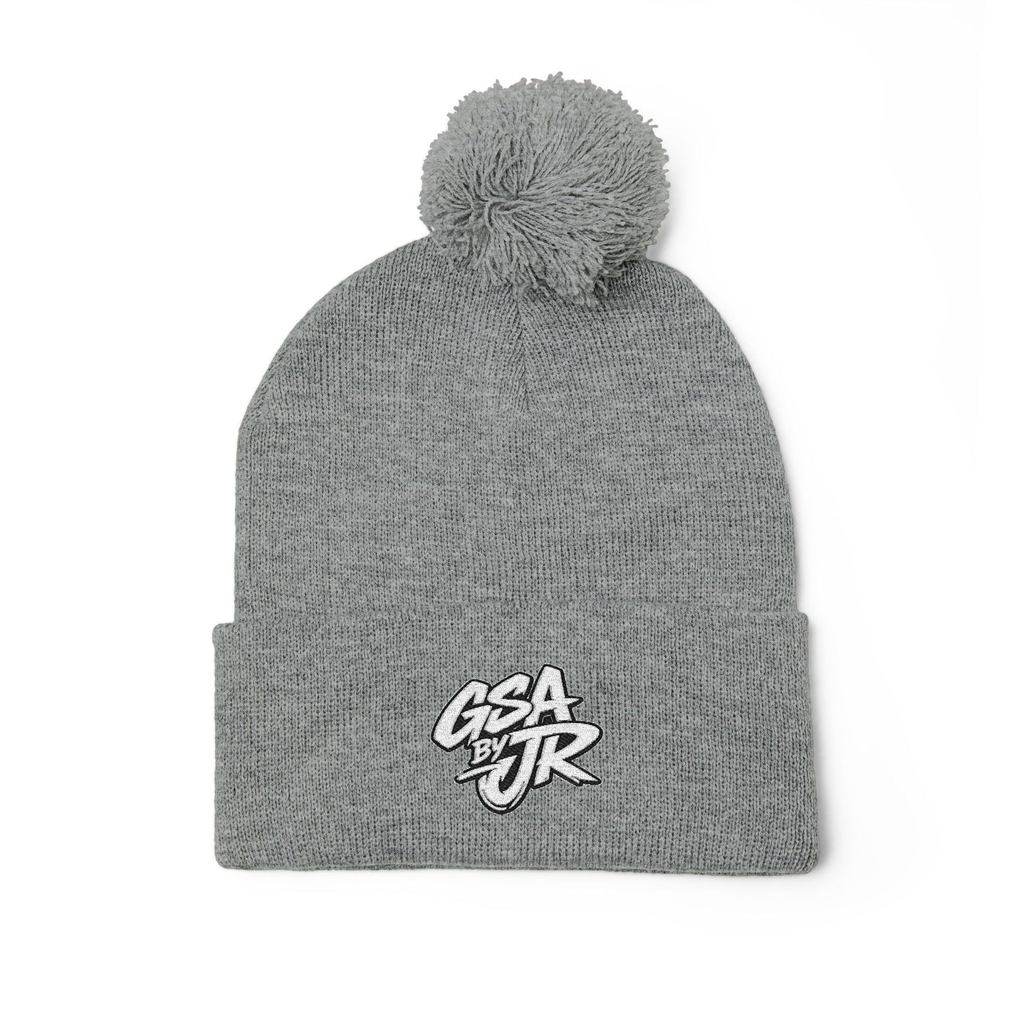 GSA BY JR Embroidered Pom-Pom Beanie