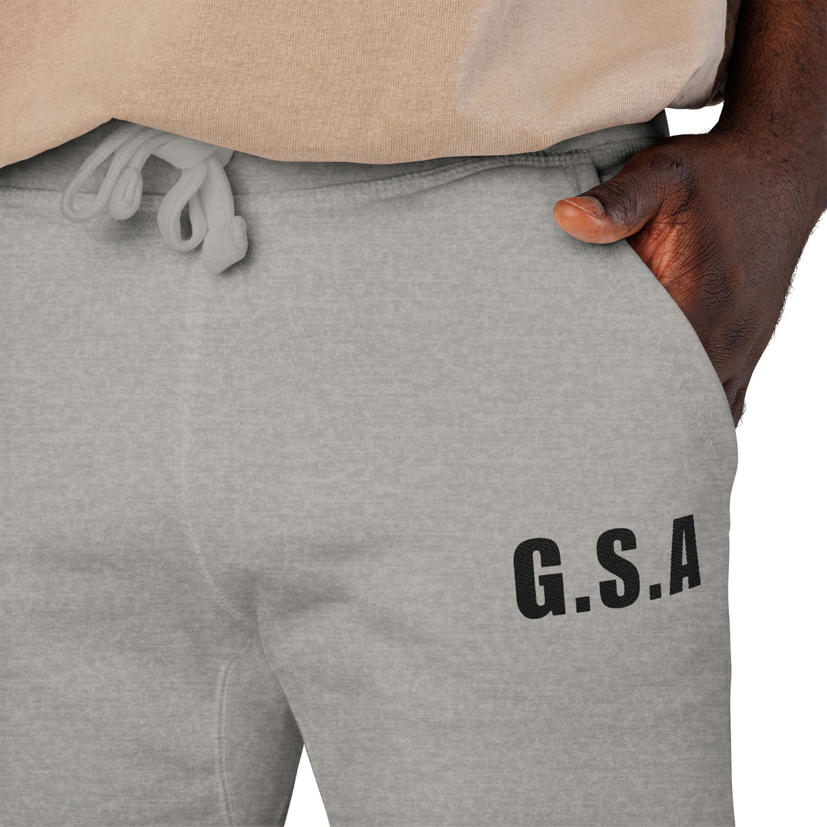 Embroidered Fleece Sweatpants