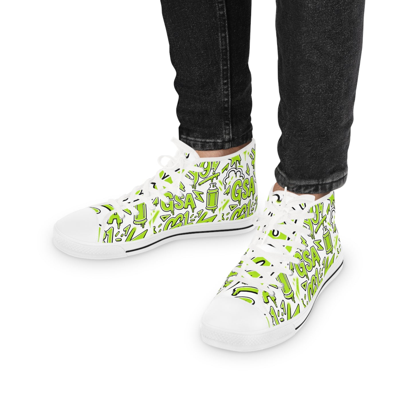 GSA G1 High Top Sneakers- Acid Rain
