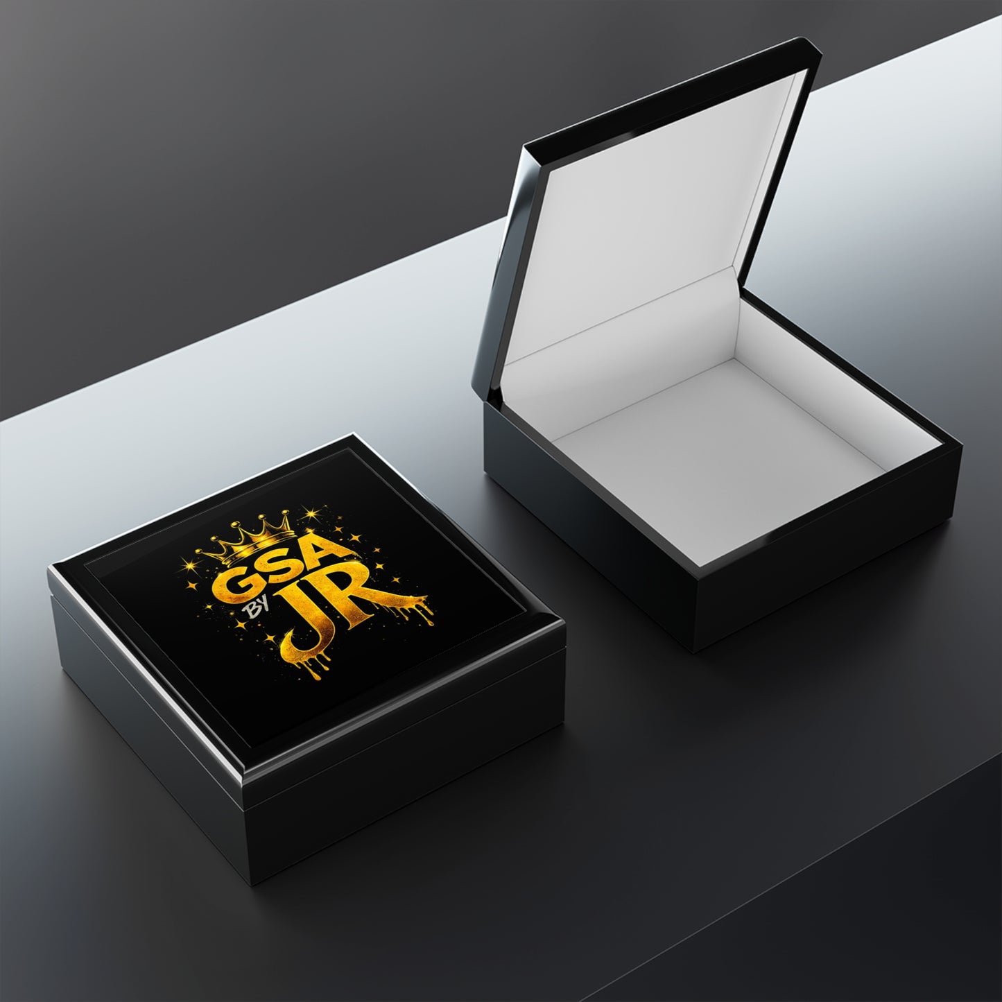 GSA BY JR Gold Jewelry Box