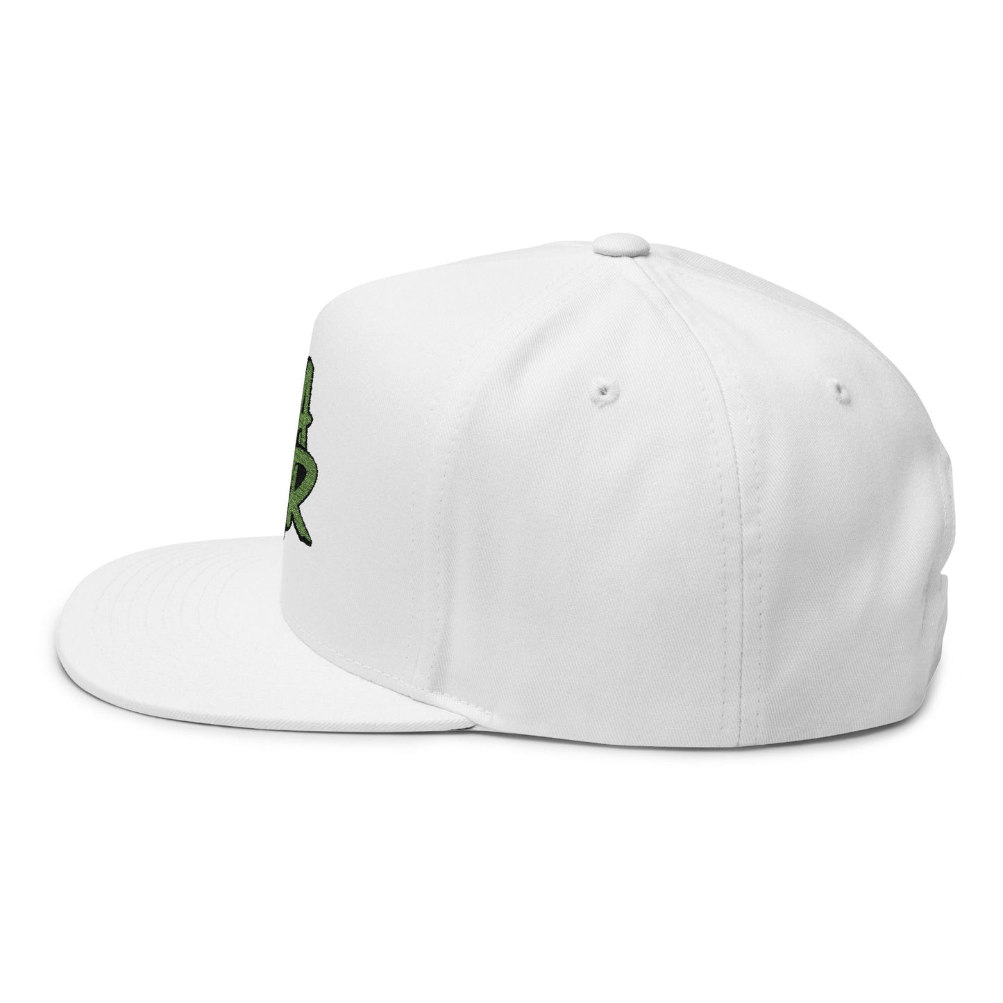 Green Graffiti Flat Bill Cap