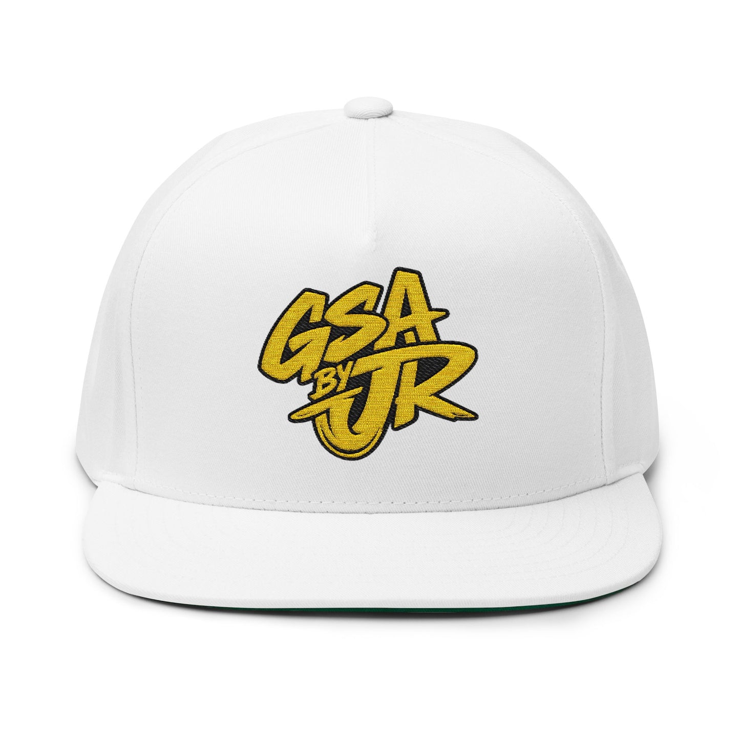 Yellow Graffiti Flat Bill Cap