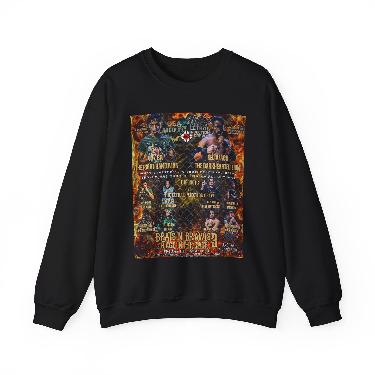 THE JROTC VS THE LIC 2 SWEATSHIRT
