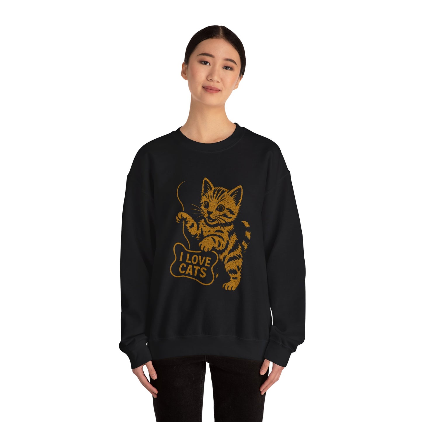 GSA BY JR ' I Love Cats Sweatshirt